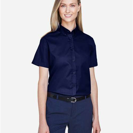 Core 365 Women's Optimum Short Sleeve Twill Shirt - 78194