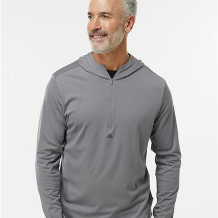 Men's Lightweight Performance Quarter-Zip Hooded Pullover