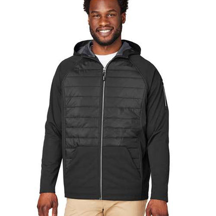 Core 365 Unisex Techno Lite Hybrid Hooded Jacket - CE808