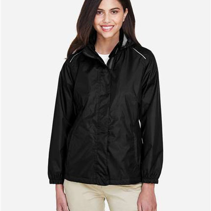 Core 365 Women's Climate Seam-Sealed Lightweight Variegated Ripstop Jacket - 78185