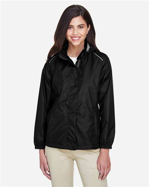 Core 365 Women's Climate Seam-Sealed Lightweight Variegated Ripstop Jacket - 78185