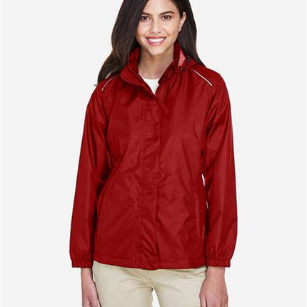 Core 365 Women's Climate Seam-Sealed Lightweight Variegated Ripstop Jacket - 78185
