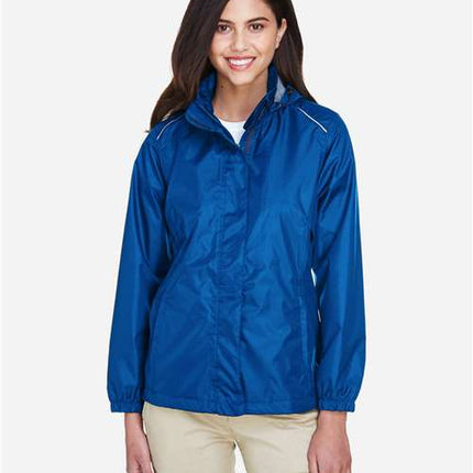Core 365 Women's Climate Seam-Sealed Lightweight Variegated Ripstop Jacket - 78185
