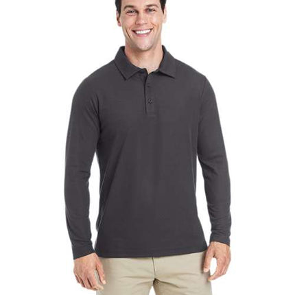 Core 365 Men's Fusion ChromaSoft™ Long Sleeve Pique Polo - CE112L