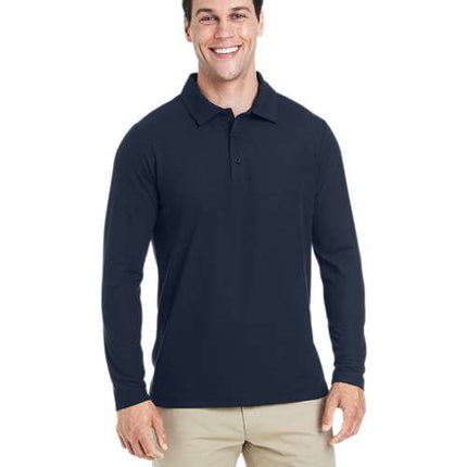 Core 365 Men's Fusion ChromaSoft™ Long Sleeve Pique Polo - CE112L
