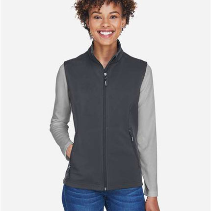 Core 365 Women's Cruise Two-Layer Fleece Bonded Soft Shell Vest - CE701W