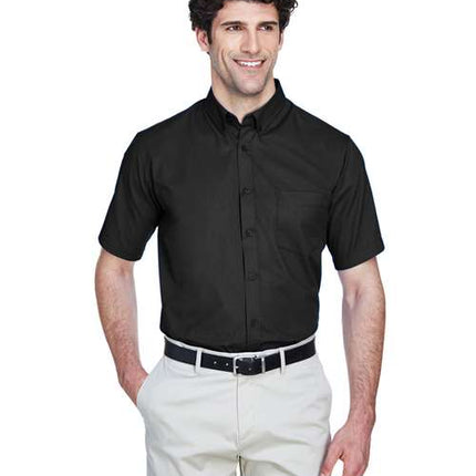 Core 365 Men's Tall Optimum Short Sleeve Twill Dress Shirt - 88194T