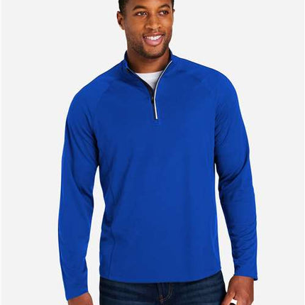 Core 365 Men's Origin Performance Pique Quarter-Zip Pullover - CE418