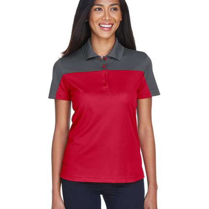 Core 365 Women's Balance Colorblock Performance Piqué Polo - CE101W
