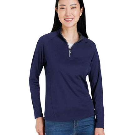 Core 365 Women's Origin Performance Pique Quarter-Zip Pullover - CE418W