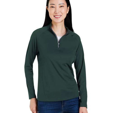 Core 365 Women's Origin Performance Pique Quarter-Zip Pullover - CE418W