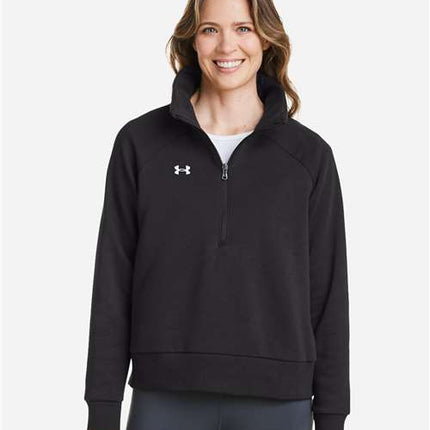 Under Armour Women's Rival Fleece Quarter-Zip Pullover - 1379492