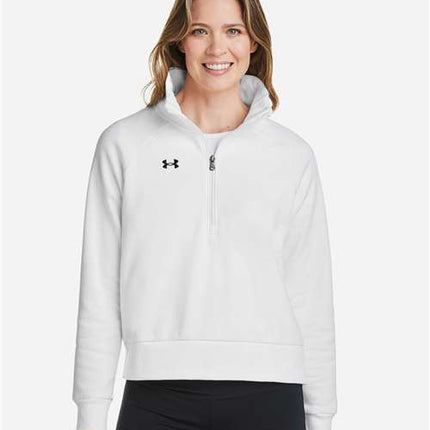 Under Armour Women's Rival Fleece Quarter-Zip Pullover - 1379492