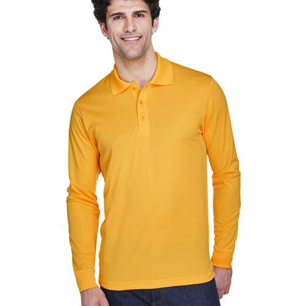 Core 365 Men's Pinnacle Performance Long Sleeve Piqué Polo - 88192