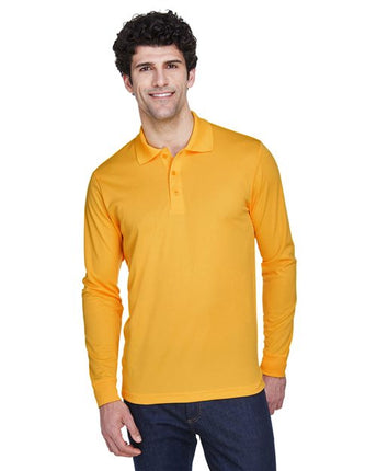 Core 365 Men's Pinnacle Performance Long Sleeve Piqué Polo - 88192