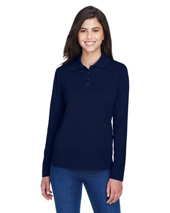 Core 365 Women's Pinnacle Performance Long Sleeve Piqué Polo - 78192