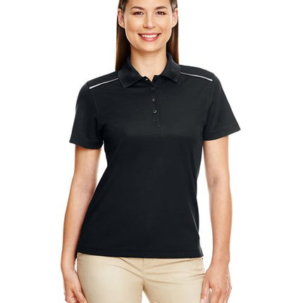 Core 365 Women's Radiant Performance Piqué Polo with Reflective Piping - 78181R