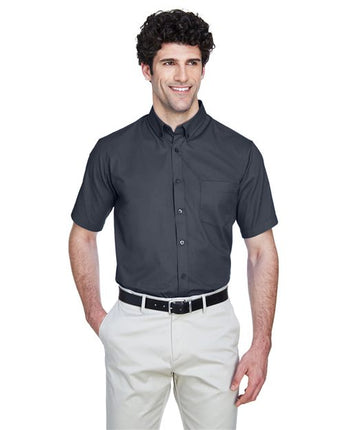 Core 365 Men's Optimum Short Sleeve Twill Dress Shirt - 88194