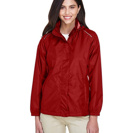 Core 365 Women's Climate Seam-Sealed Lightweight Variegated Ripstop Jacket - 78185