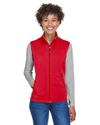 Core 365 Women's Cruise Two-Layer Fleece Bonded Soft Shell Vest - CE701W