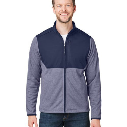 Core 365 Men's Venture Heathered Stripe Hybrid Jacket - CE74