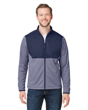 Core 365 Men's Venture Heathered Stripe Hybrid Jacket - CE74