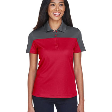 Core 365 Women's Balance Colorblock Performance Piqué Polo - CE101W