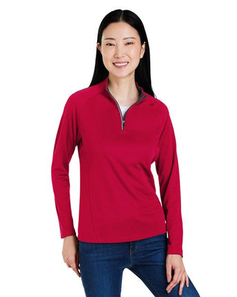 Core 365 Women's Origin Performance Pique Quarter-Zip Pullover - CE418W