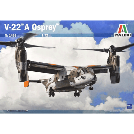 V22A Osprey Italeri Model Airplane sold by RQC Supply Canada an arts and craft store located in Woodstock, Ontario