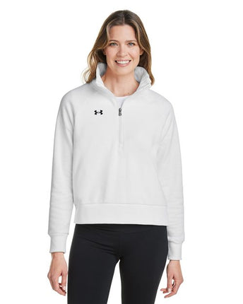 Under Armour Women's Rival Fleece Quarter-Zip Pullover - 1379492