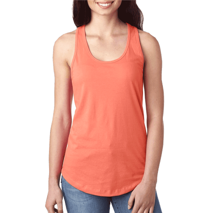 1533 Next Level Apparel Tank tops sold by RQC Supply Canada an arts and craft store located in Woodstock, Ontario showing light orange colour
