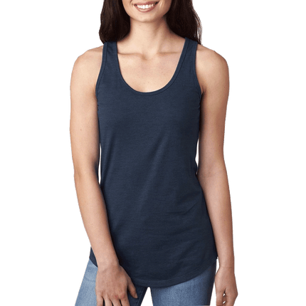 1533 Next Level Apparel Tank tops sold by RQC Supply Canada an arts and craft store located in Woodstock, Ontario showing navy blue colour
