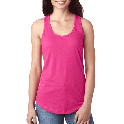 1533 Next Level Apparel Tank tops sold by RQC Supply Canada an arts and craft store located in Woodstock, Ontario showing raspberry pink colour