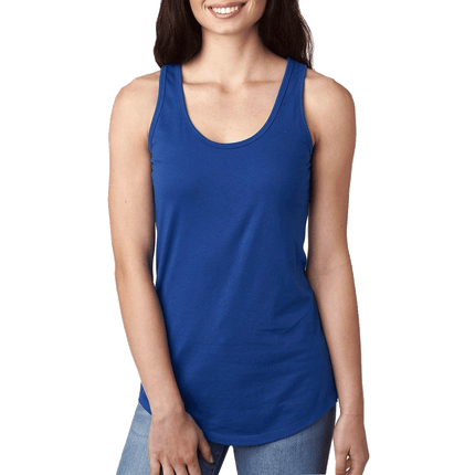 1533 Next Level Apparel Tank tops sold by RQC Supply Canada an arts and craft store located in Woodstock, Ontario showing royal blue colour