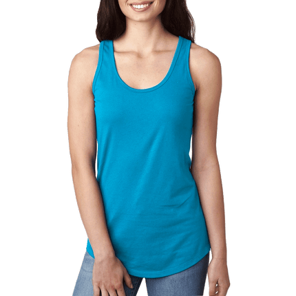 1533 Next Level Apparel Tank tops sold by RQC Supply Canada an arts and craft store located in Woodstock, Ontario turquoise colour
