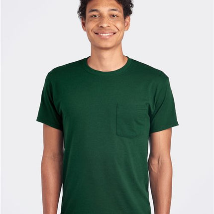 Unisex Dri-Power® 50/50 Pocket T-Shirt