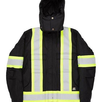 Tall Safety Striped Arctic Insulated Chore Coat