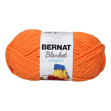Bernat Brights Blanket Yarn Carrot Orange sold by RQC Supply Canada located in Woodstock, Ontario