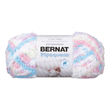 Bernat Pipsqueek Yarn sold by RQC Supply Canada an arts and craft store located in Woodstock, Ontario showing Sitting Pretty colour