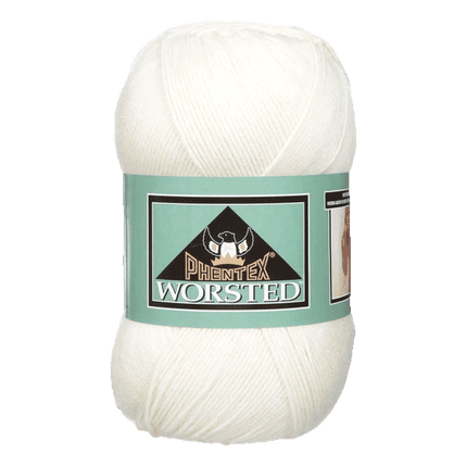 Phentex Worsted Yarn showing Natural Colour sold by RQC Supply Canada an arts and craft store located in Woodstock, Ontario