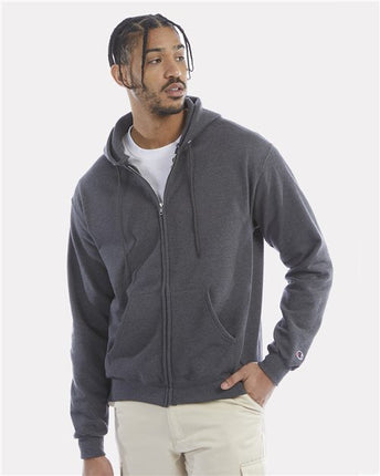 Champion Men's Powerblend® Full-Zip Hooded Sweatshirt - S800