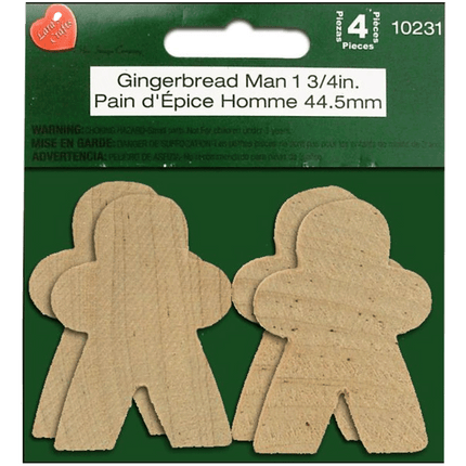 Wooden Gingerbread Men sold by RQC Supply Canada located in Woodstock, Ontario