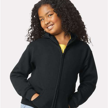 Gildan Youth Heavy Blend™ Full-Zip Hooded Sweatshirt - 18600B