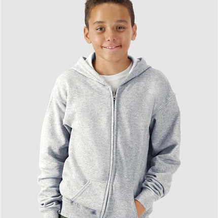Gildan Youth Heavy Blend™ Full-Zip Hooded Sweatshirt - 18600B
