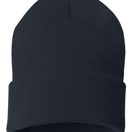 12" Solid Cuffed Beanie