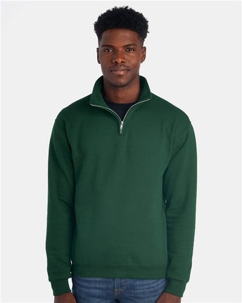 Unisex Nublend® Cadet Collar Quarter-Zip Sweatshirt