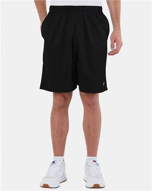 Champion Men's Polyester Mesh 9" Shorts with Pockets - S162