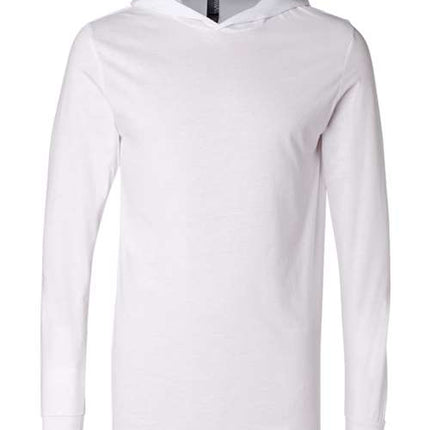 Unisex Jersey Hooded Long Sleeve Tee