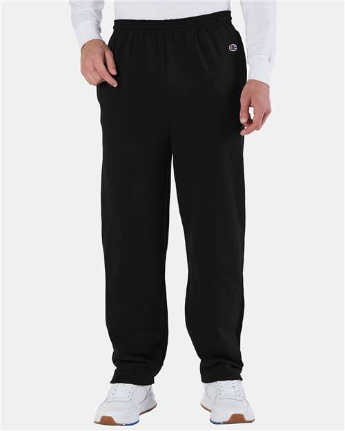 Champion Men's Powerblend® Open-Bottom Sweatpants with Pockets-  P800