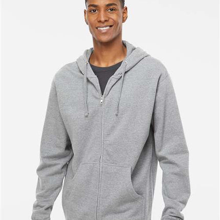 Unisex Midweight Full-Zip Hooded Sweatshirt